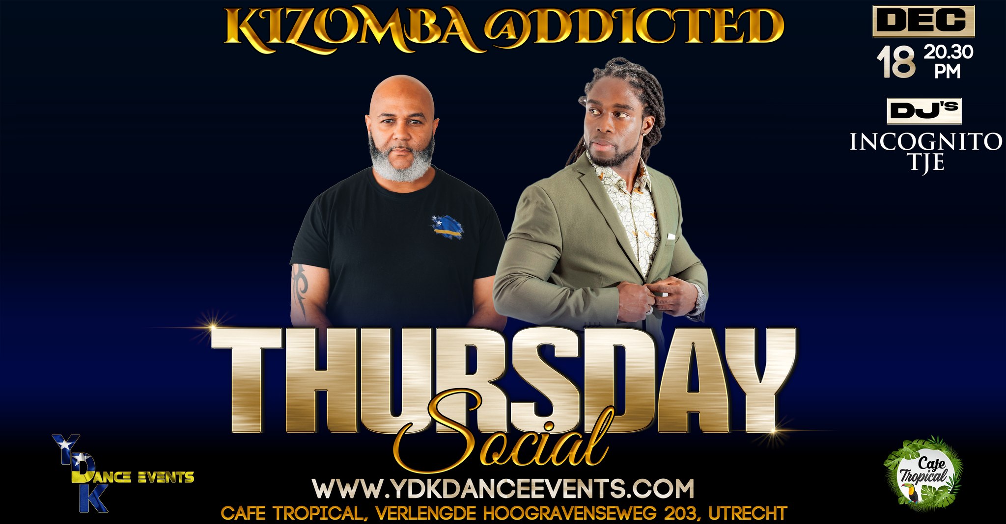 Thursday Social with DJ Tje & DJ Incognito