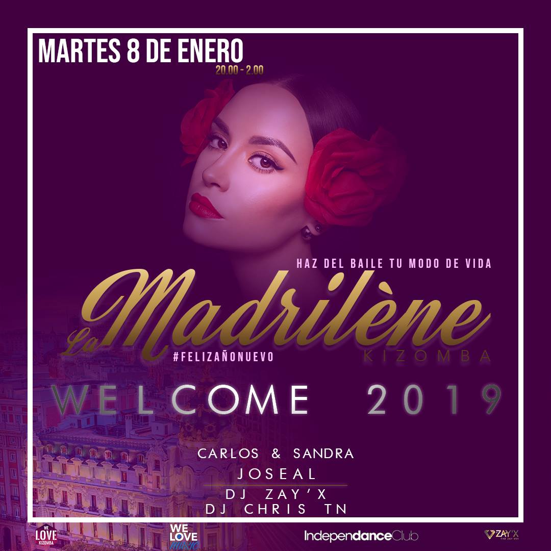 La Madrilène Kizomba 8.09.19 ¡Feliz Año Nuevo! #venabailar
