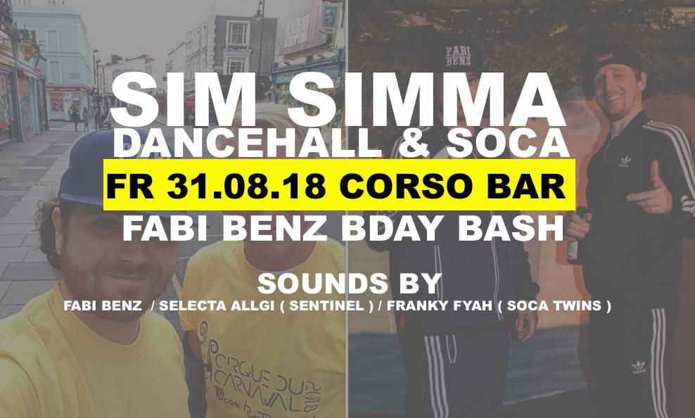 Sim Simma Dancehall Meets Soca - Fabi Benz Birthday