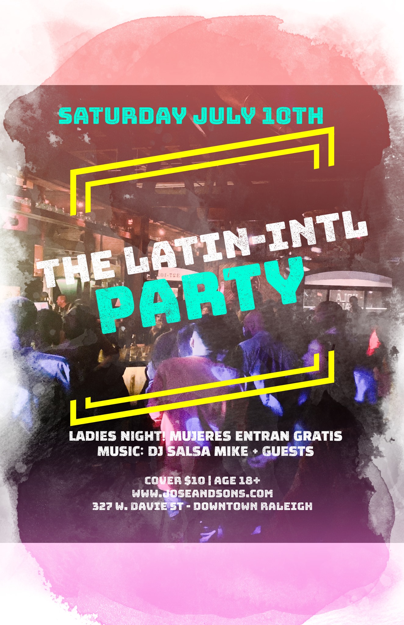 The Latin-International Party! Ladies Night Damas Gratis