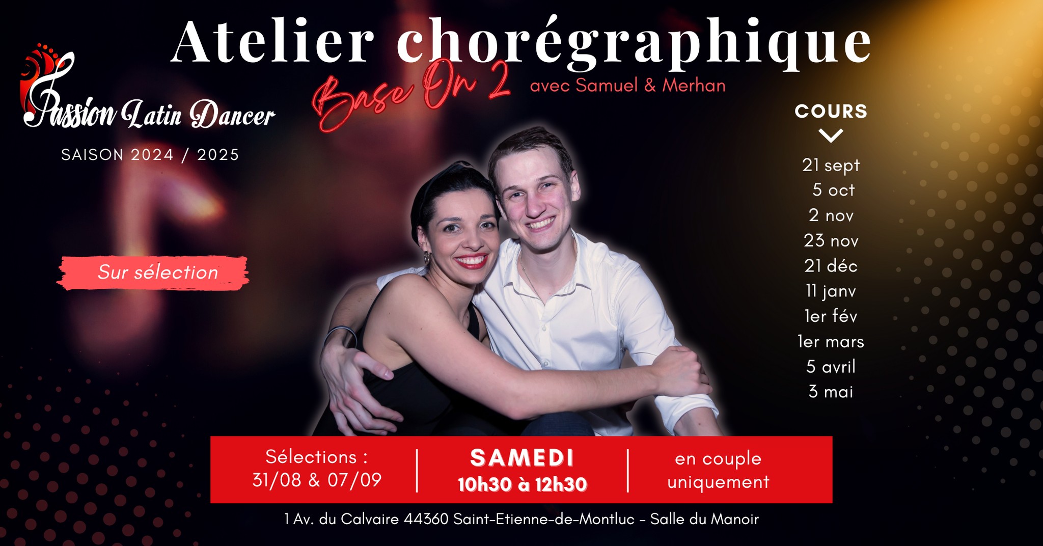 Saison 2024 2025 - NOUVEAUTE > Atelier chorรฉgraphique