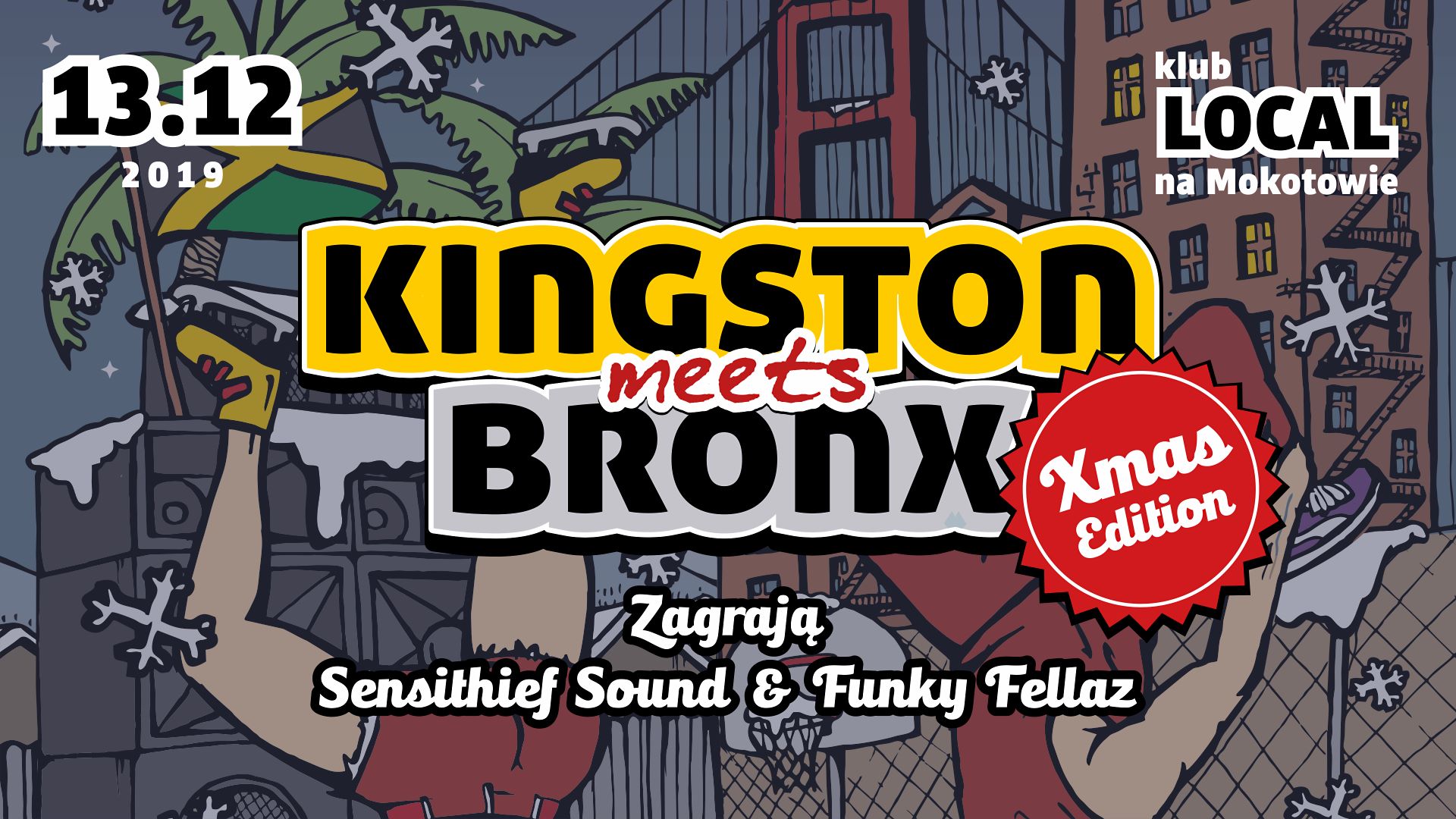 Kingston meets Bronx - Xmas Edition - Battles DHQs vs Bboys
