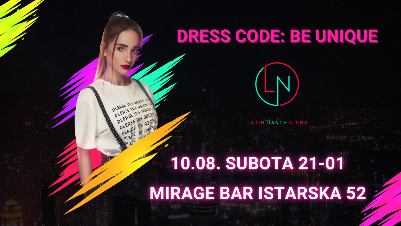 🌟 LatinDanceNight BE UNIQUE PARTY 🌟