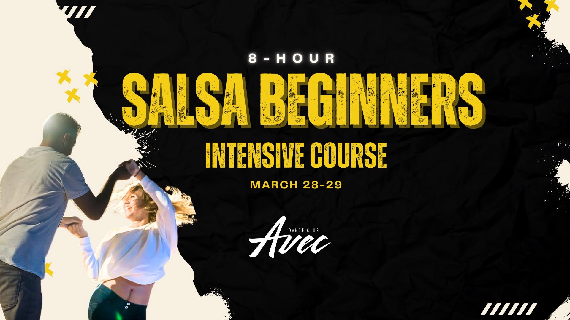 Salsa Beginners Intensive Course (8h) - March 28-29