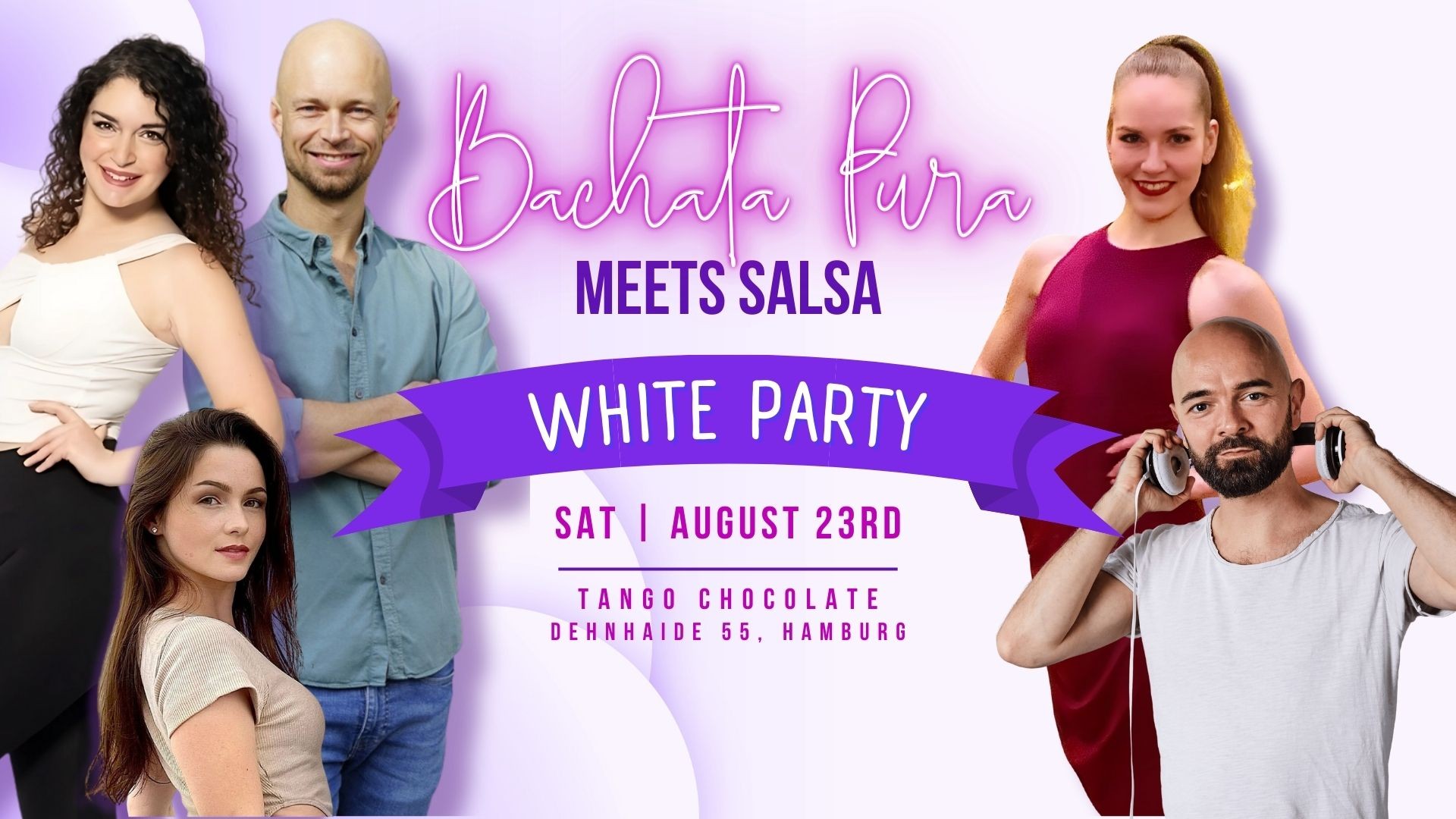 Bachata Pura meets Salsa π€ White Party π€ 23rd of August