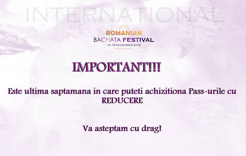 D.A. merg la Romanian Bachata Festival