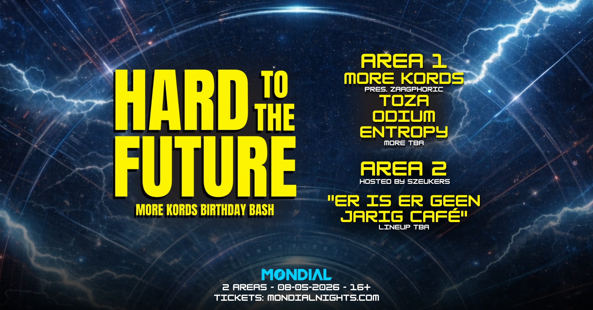 Hard To The Future - More Kords Birthday Bash - Fr 08.05