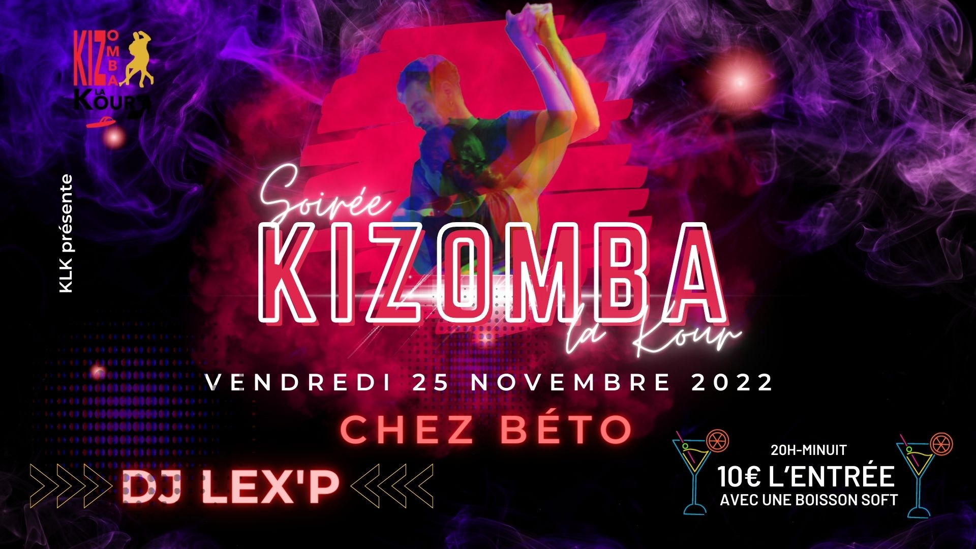 Soirée Kizomba la Kour