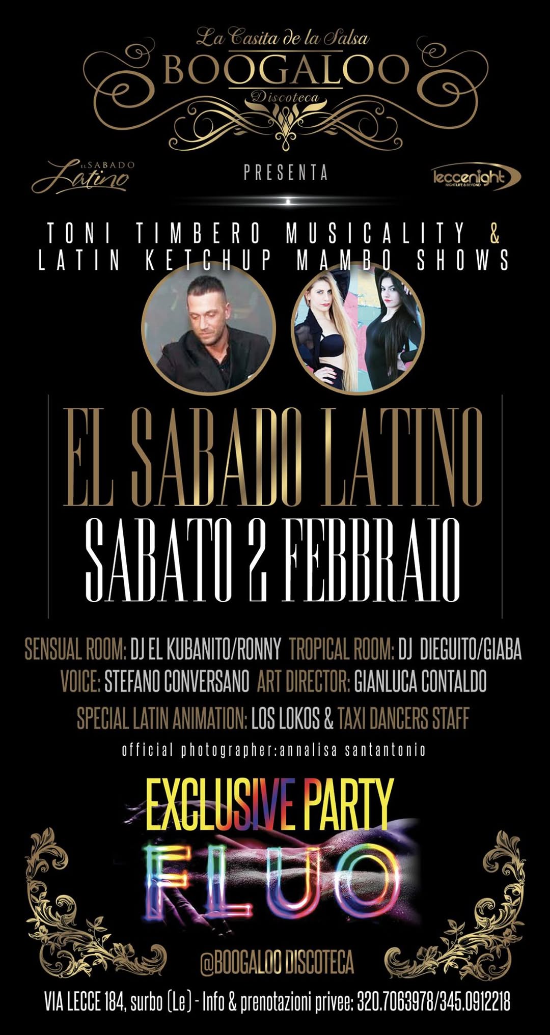 Boogaloo "El Sabado Latino" 2 Febbraio 2019