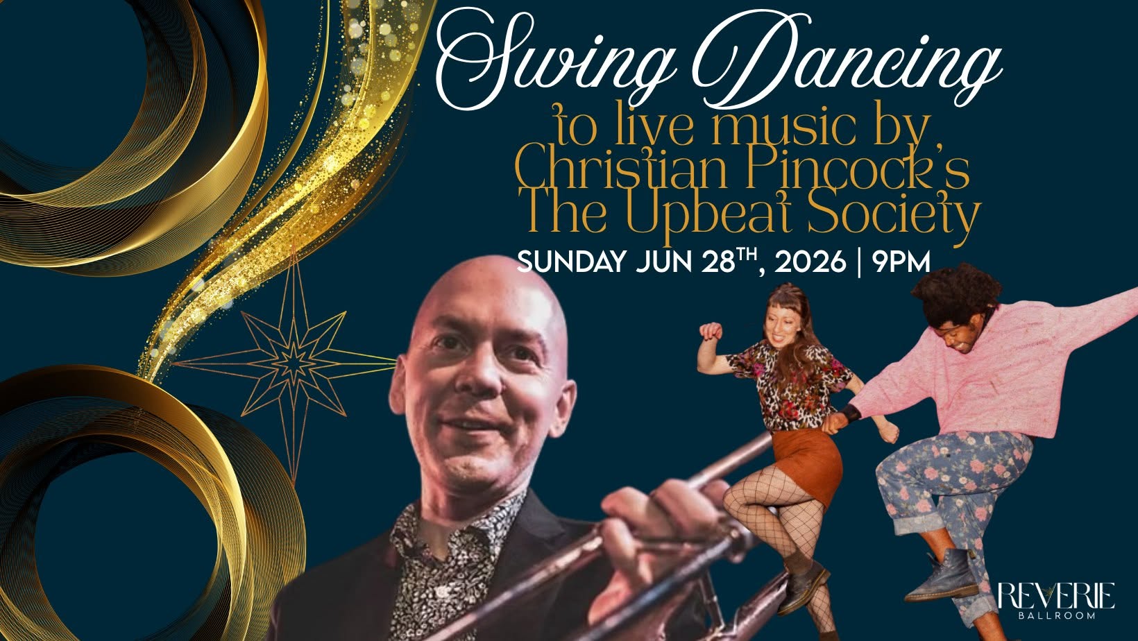 LIVE SWING Dance with Christian Pincock's The Upbeat Society + FREE Beginner Drop-in Lesson