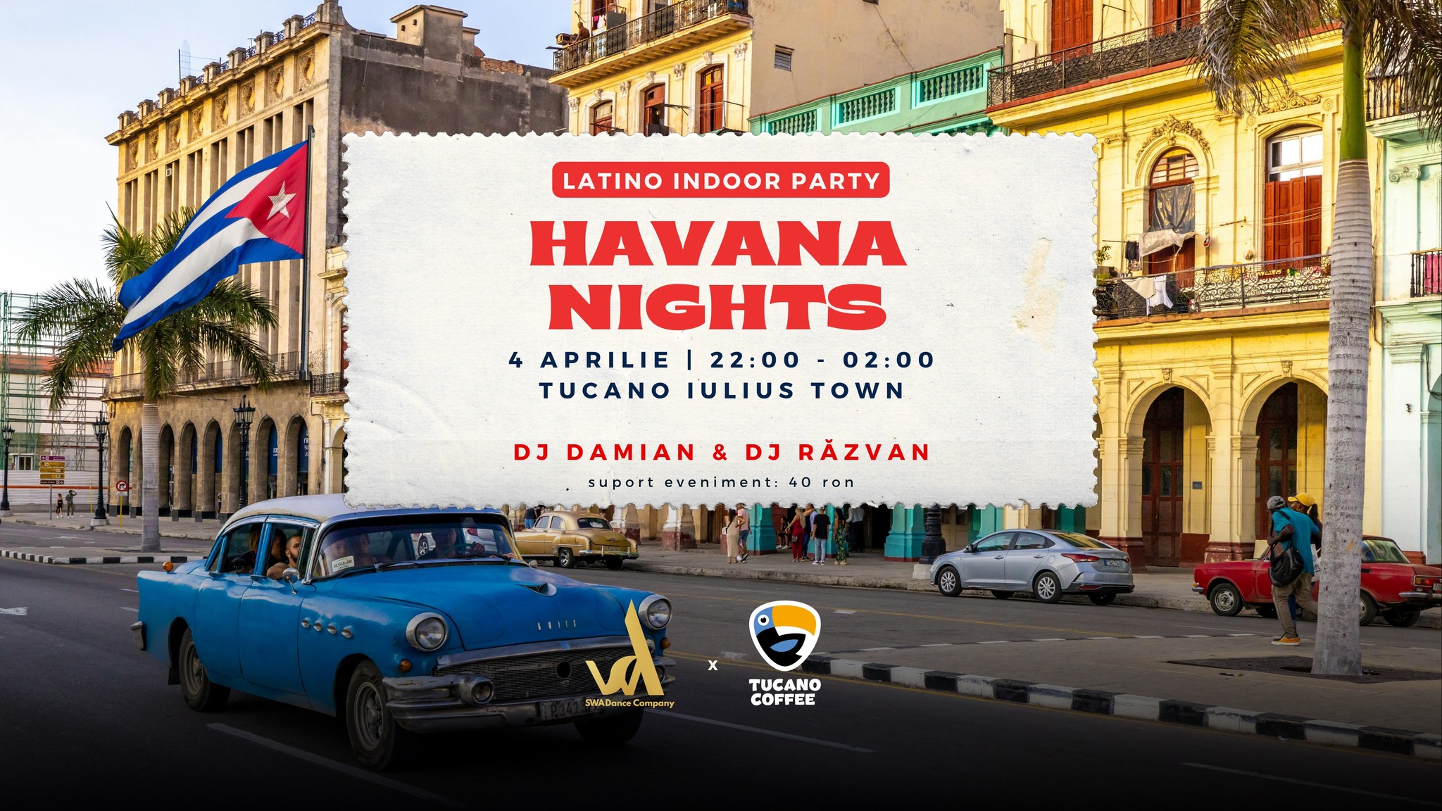 Havana Night Latino Dance Party 4 aprilie 2026