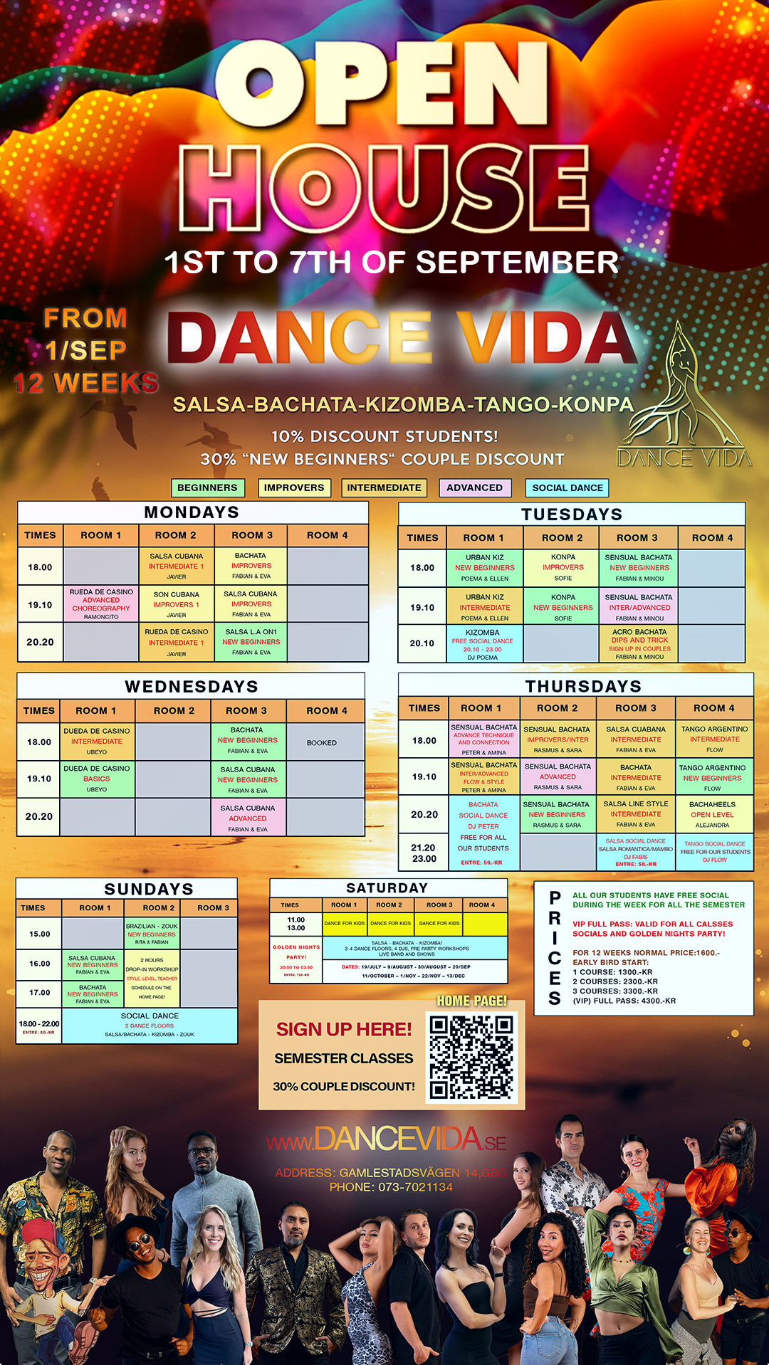 OPEN HOUSE - DANCE VIDA! Free try out all week!