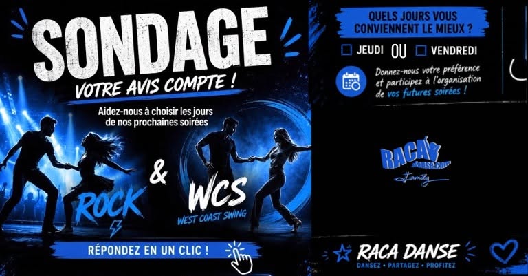 SONDAGE Soirées ROCK & WCS Annecy