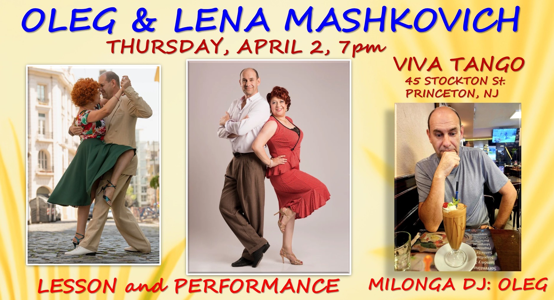 LESSON, PERFORMANCE and MILONGA with DJ