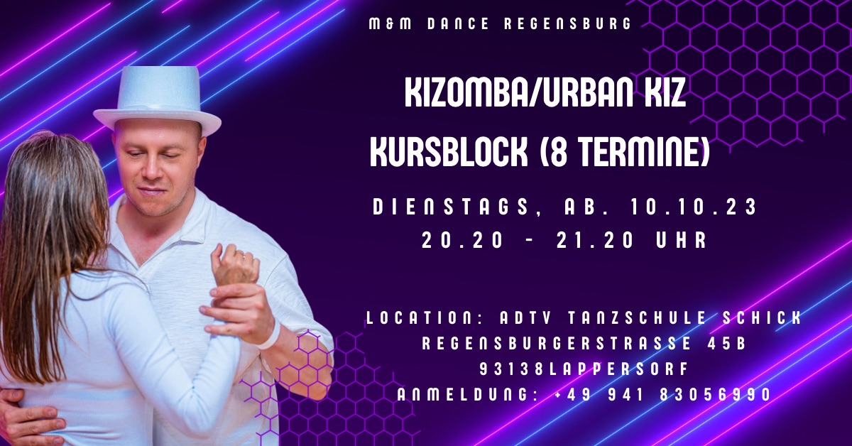 Kizomba Urban KIZ Kursblock (8 Termine)