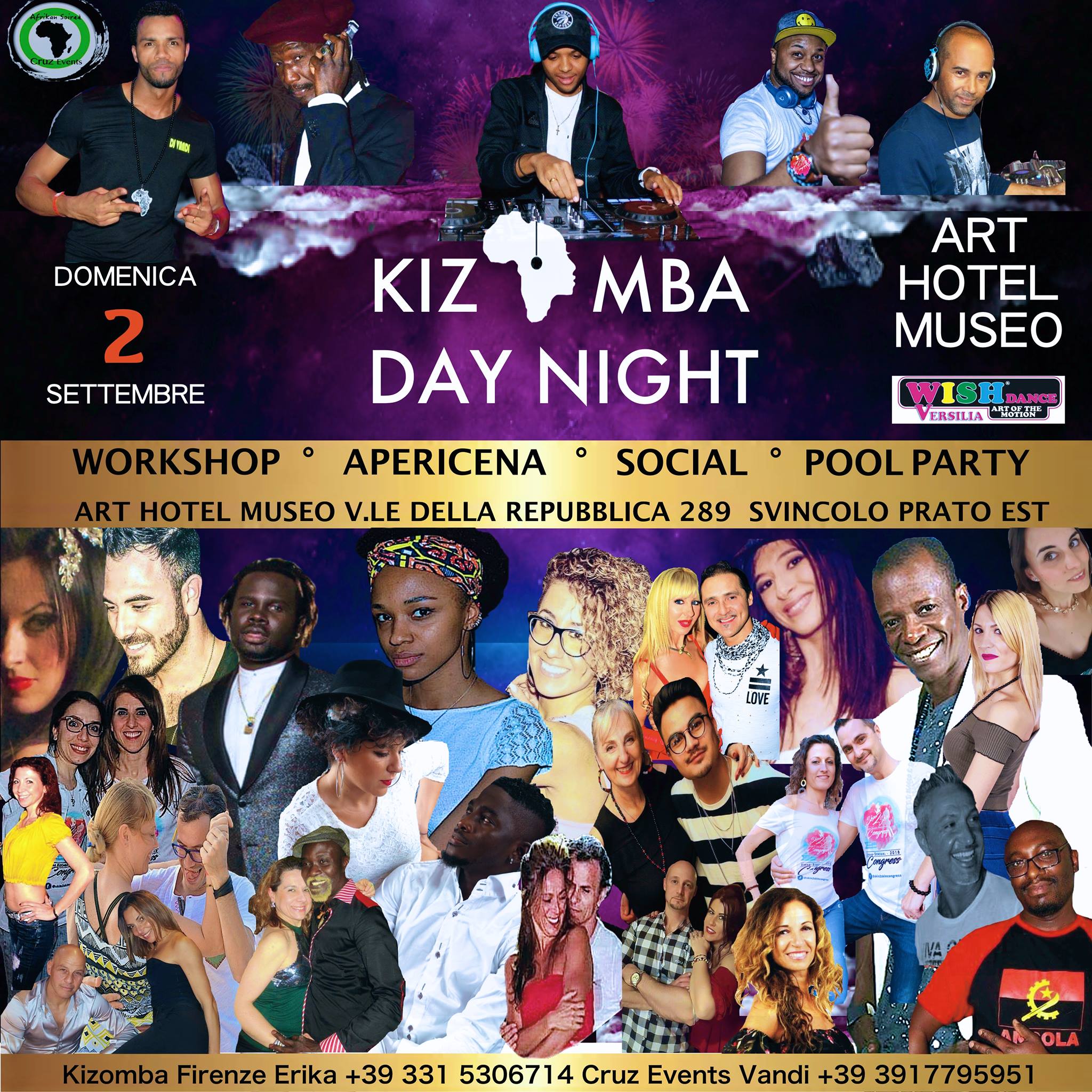Kizomba Firenze Day Night Domenica 02 Settembre di Cruz Events