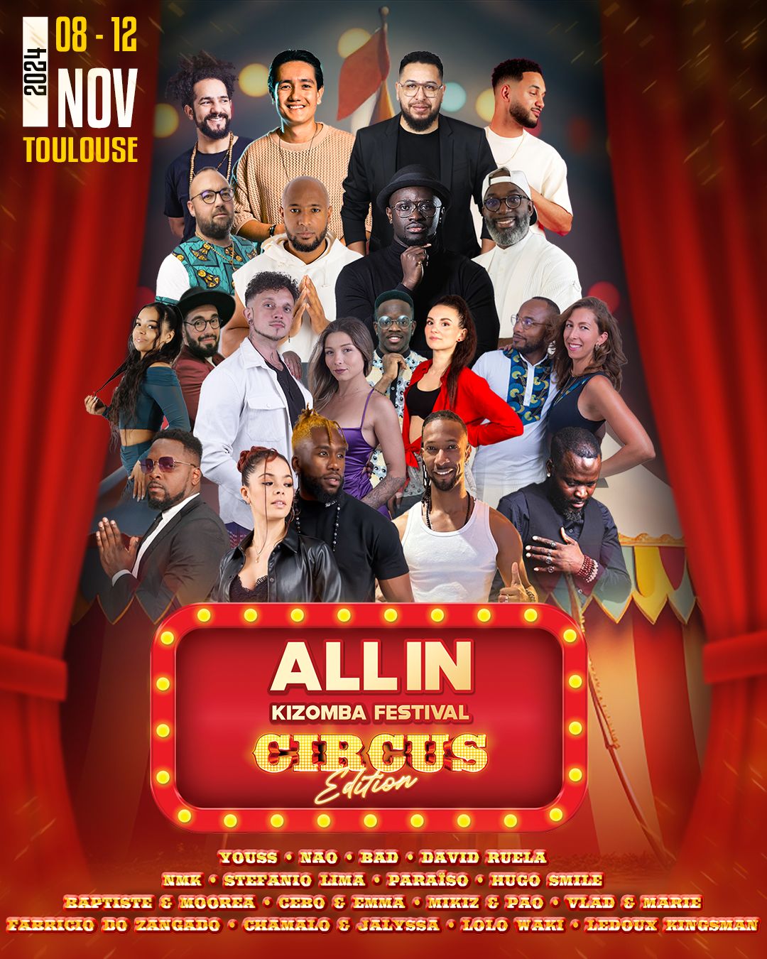 ALL IN KIZOMBA FESTIVAL CIRCUS Edition Toulouse 2024