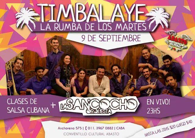☆★♡♥ LA SANCOCHO ORQUESTA ♥♡★☆ Vivo. En ☆Timbalaye ☆