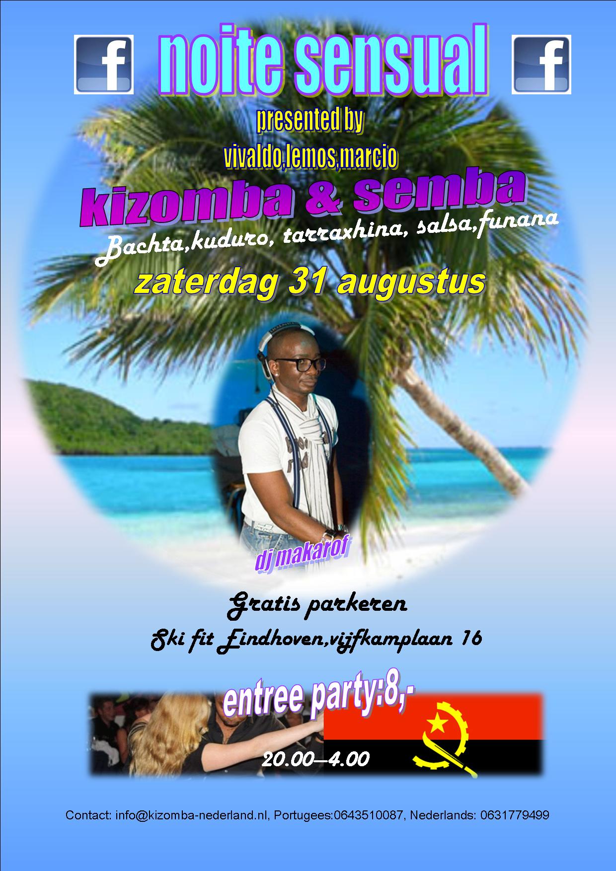 Noite sensual Kizomba semba party