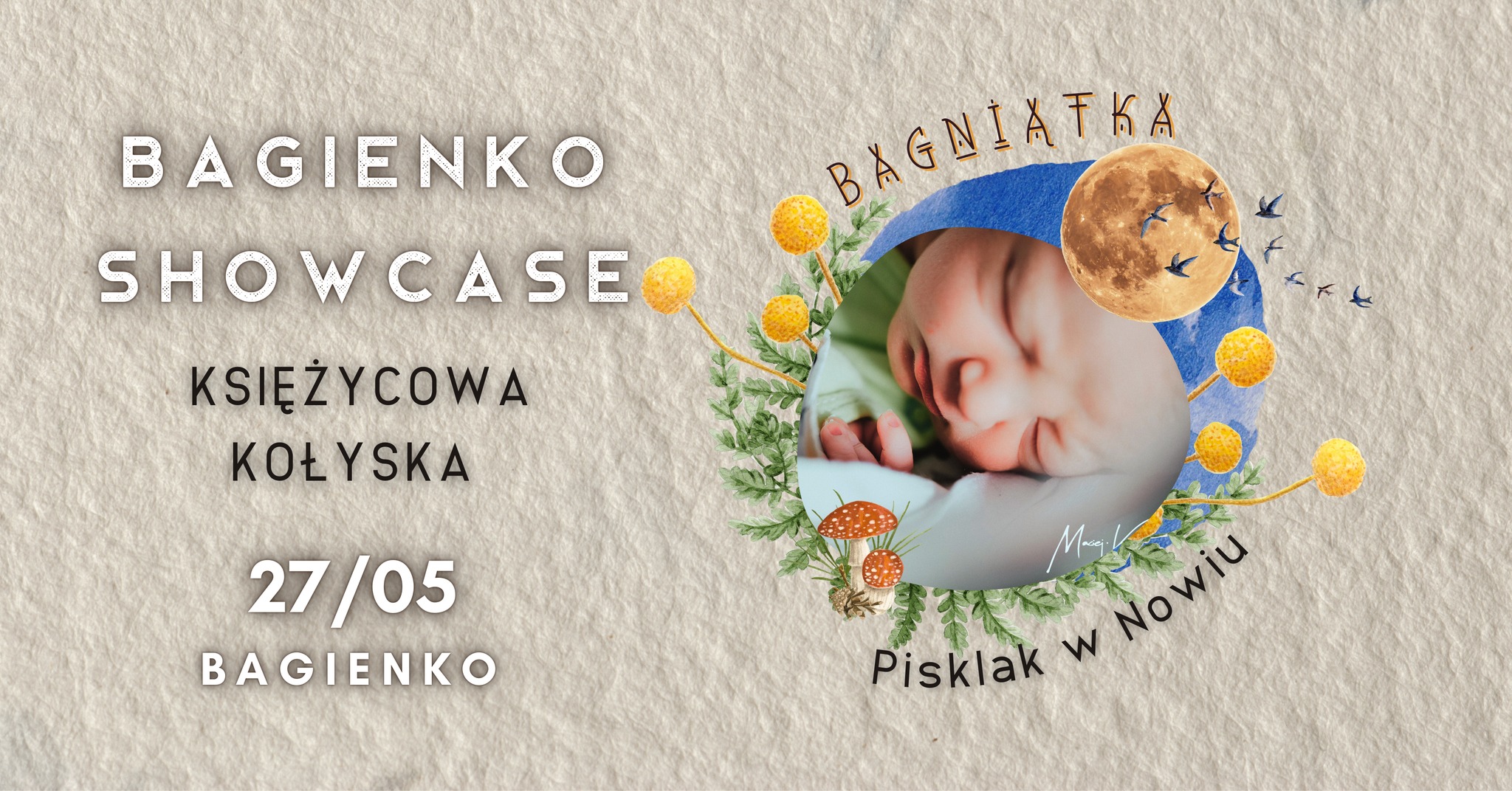 Bagniątka: Księżycowa 🌑 Kołyska - Pisklak w Nowiu 🌑