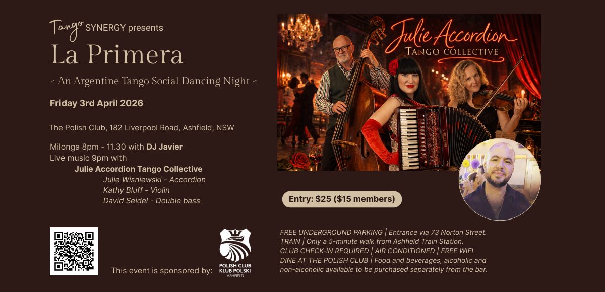 La Primera - Milonga with Julie Accordion Tango Collective