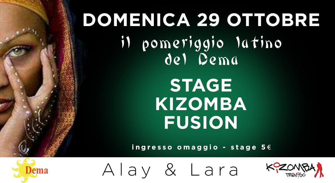 Dema Stage Kizomba Fusion - Aperitivo Latino Alay e Lara