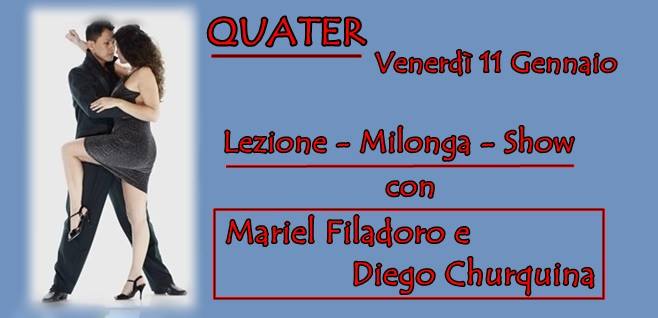 Show con Mariel Filadoro e Diego Churquina + lezione gratuita