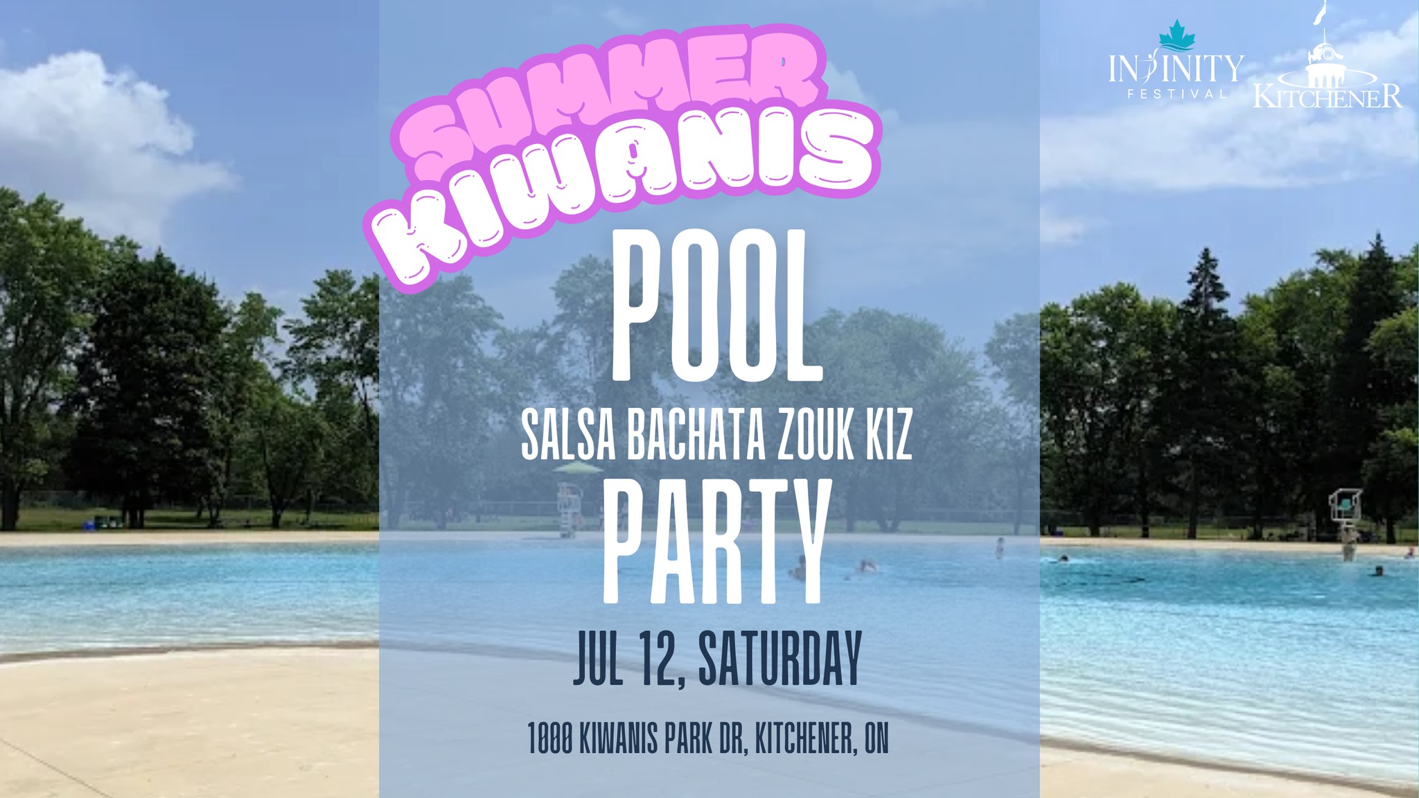 Summer Outdoor Pool Latin Dance Party at Kiwanis
