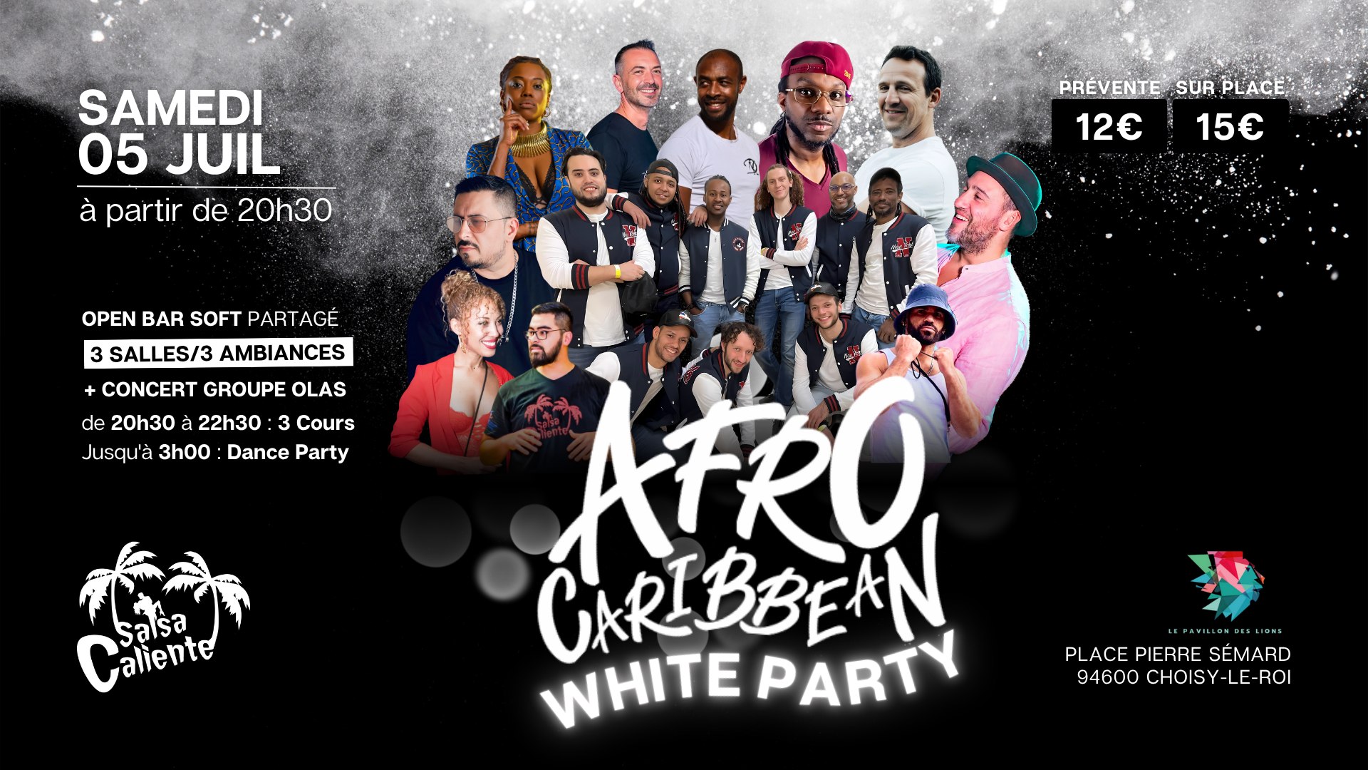 Soirée de Clôture ! AFRO CARIBBEAN PARTY - WHITE PARTY édition ✨