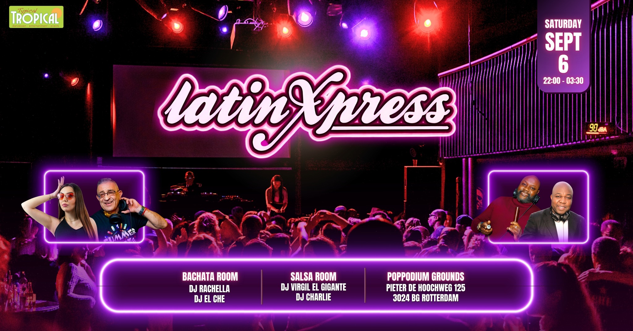 LatinXpress โข The best of Salsa & Bachata โข 2 rooms โข Saturday September, 6