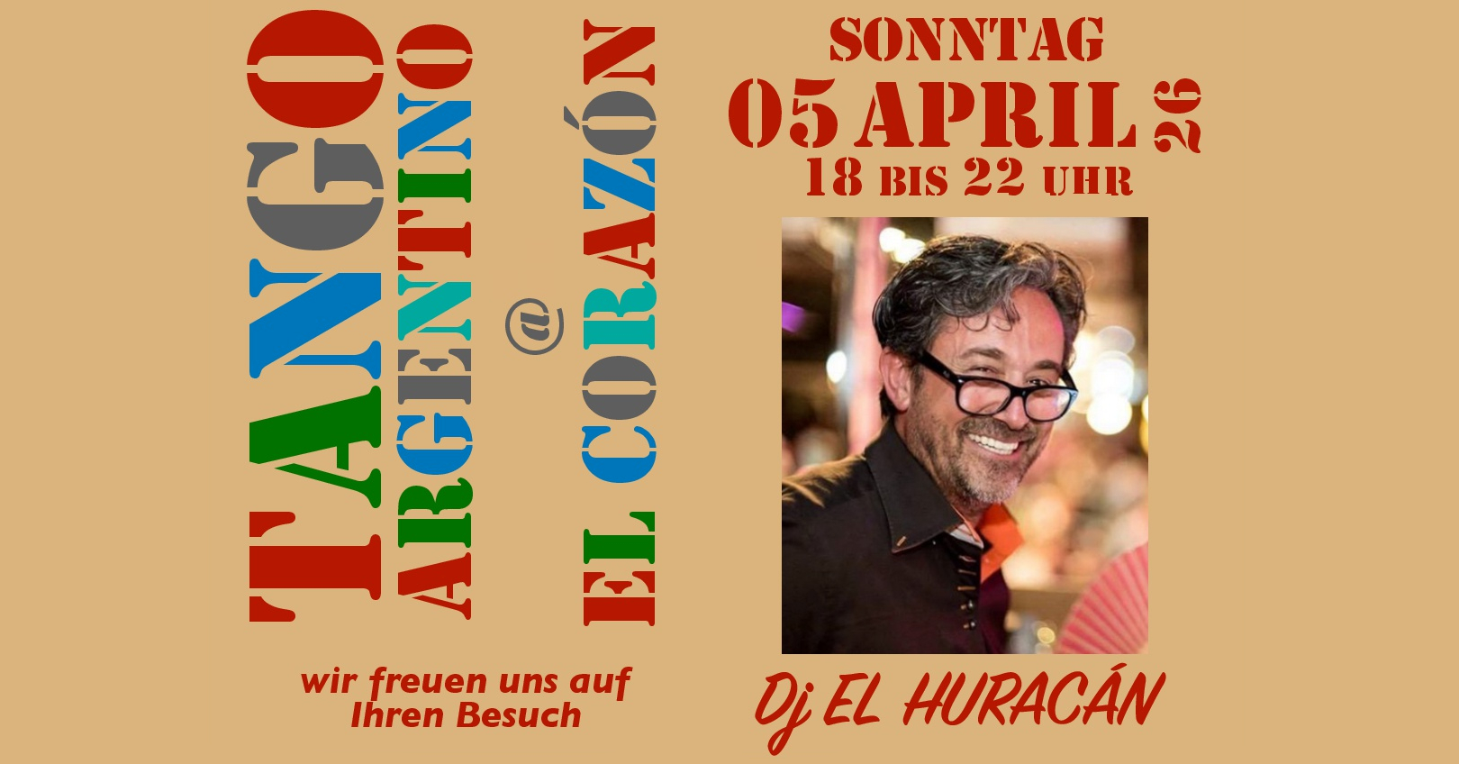 Sonntagsmilonga 05.04.2026 - DJ El Huracán (Jo Switten)