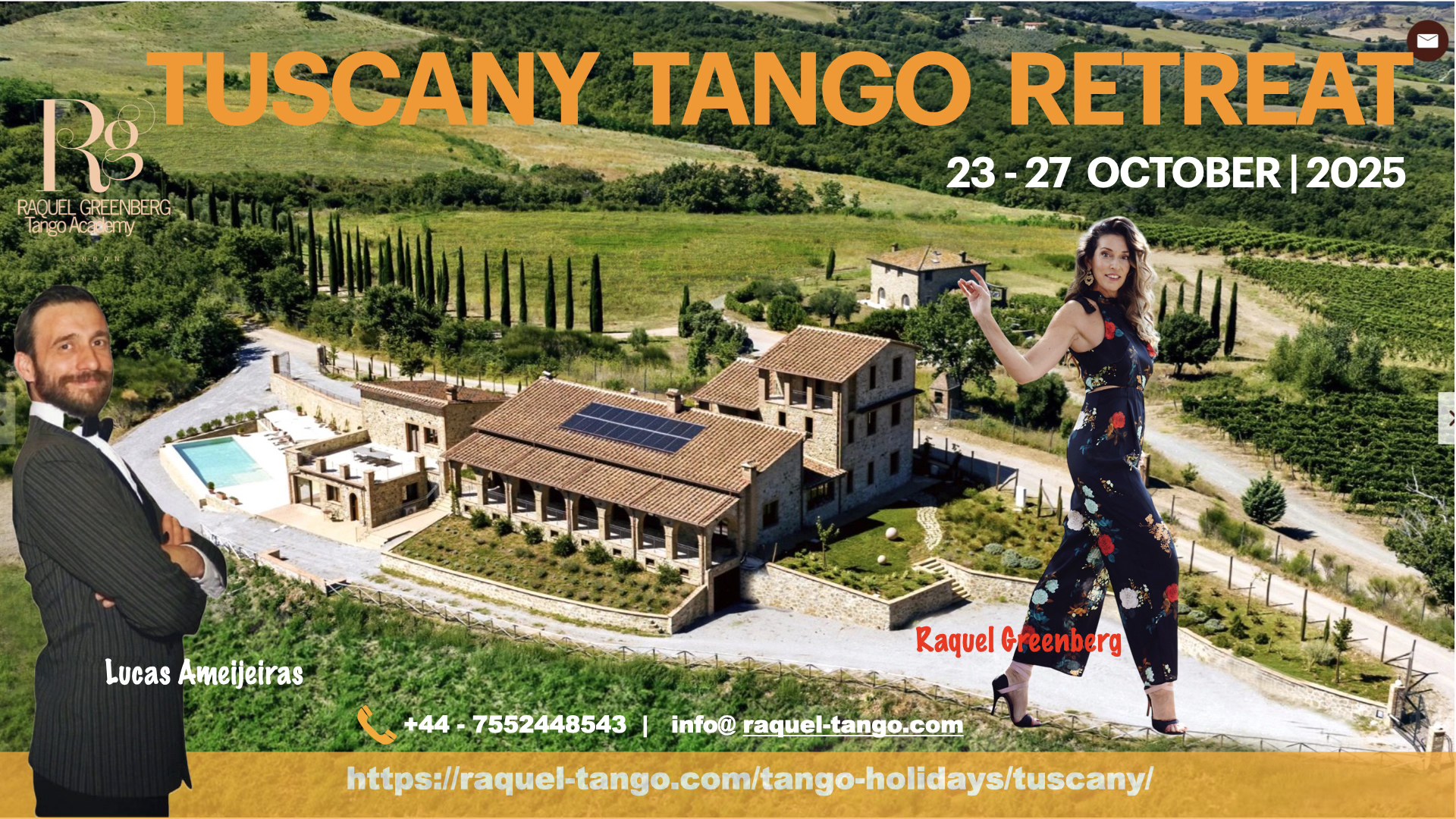 Tuscany Tango Retreat 23-27 October 2025