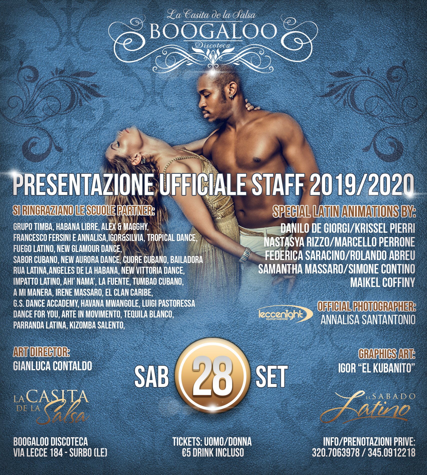 Presentazione ufficiale New Staff Boogaloo 28 Sett 2019