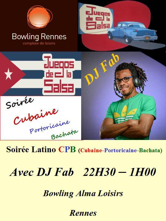 Juegos : Soirée CPB (Cubaine-Porto-Bachata)