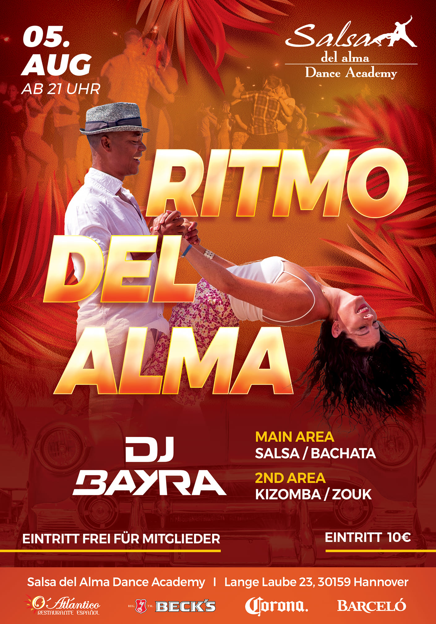 Ritmo del Alma Party am 05.08. bei SDA Hannover💃🕺🔥❣️