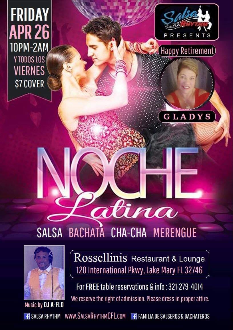 Salsa Rhythm Noche Latina Friday