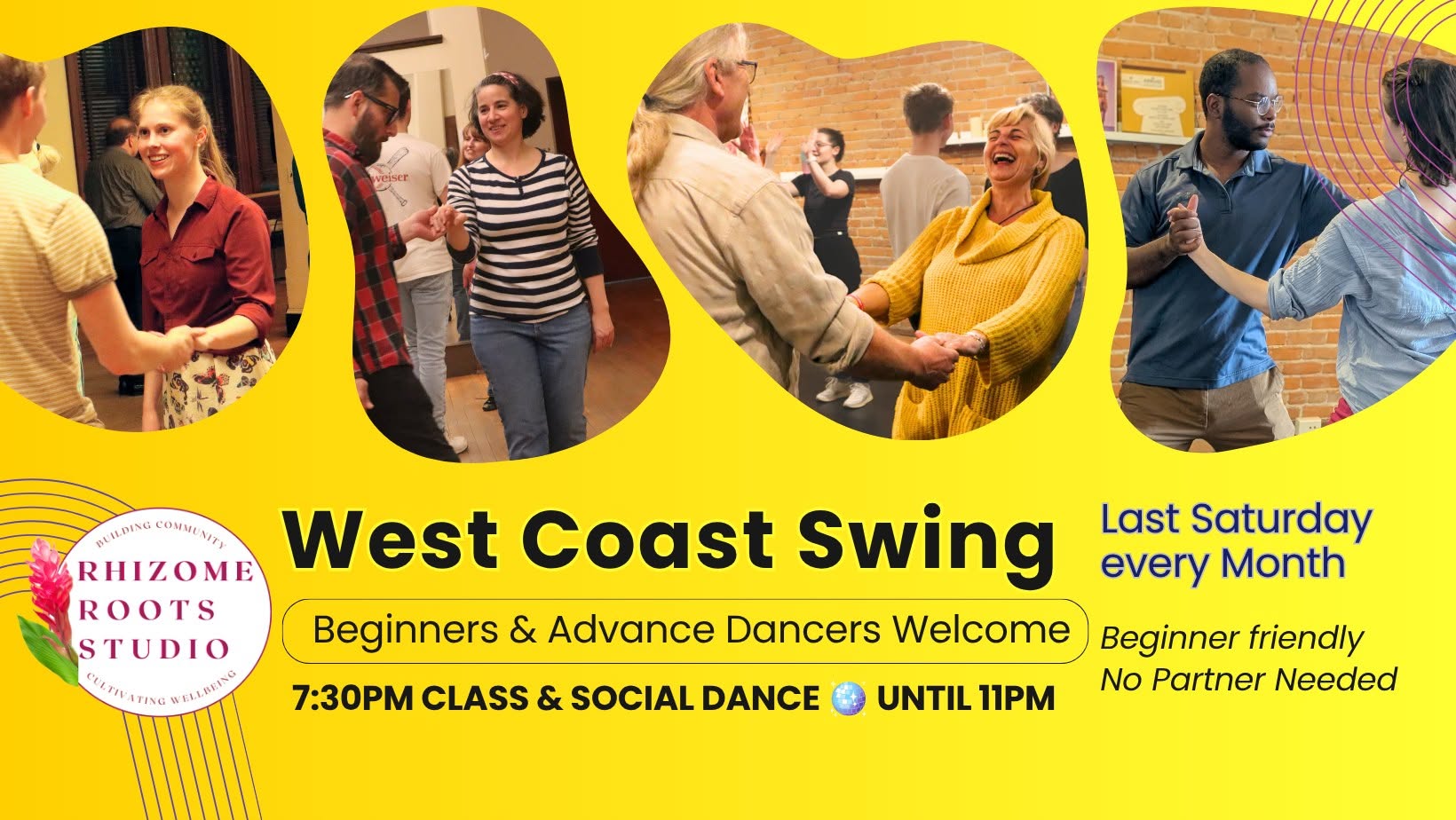 West Coast Swing Class & Social Dance- Last Sat in Ypsi