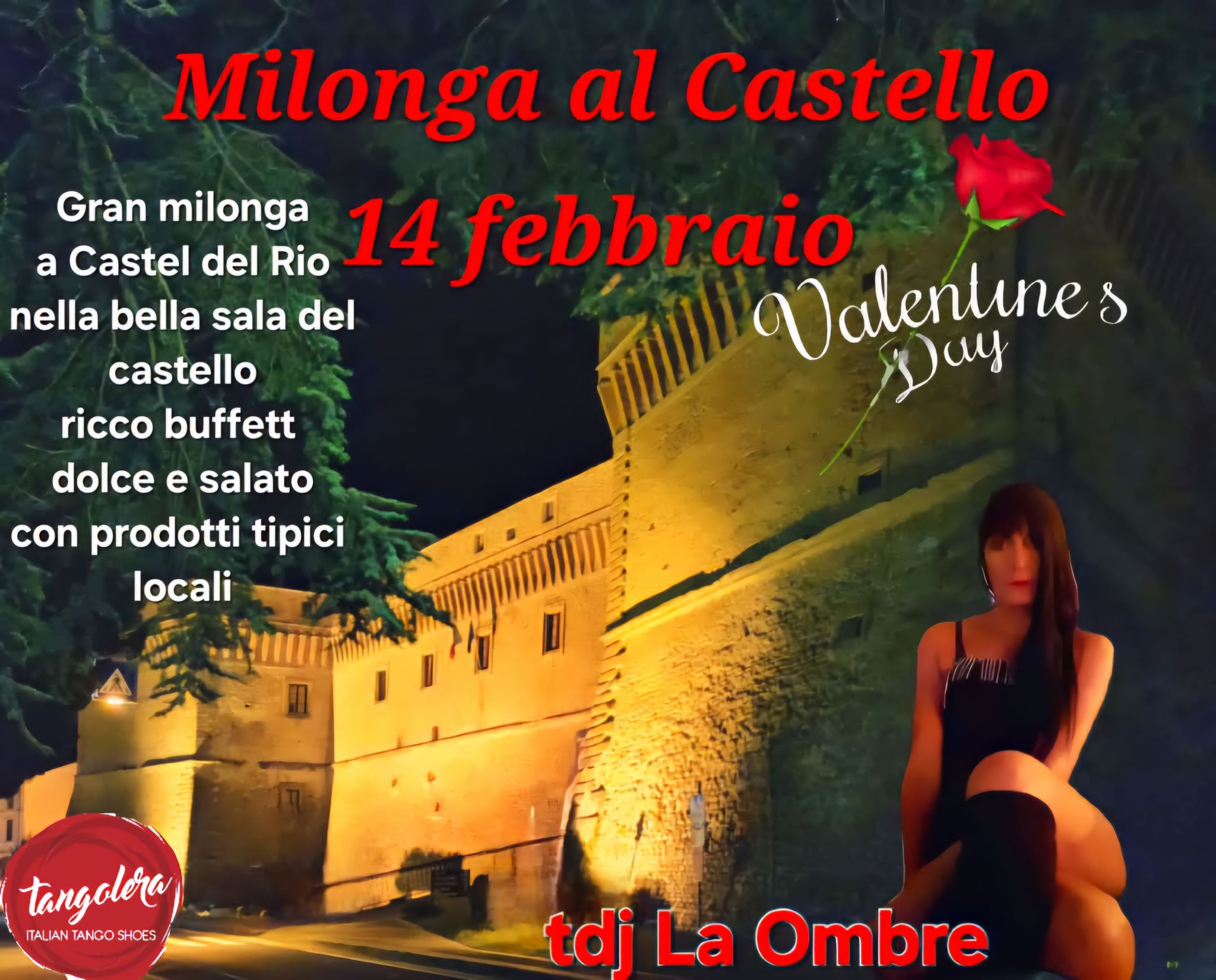 MILONGA AL CASTELLO SAN VALENTINE'S DAY TDJ LA OMBRE
