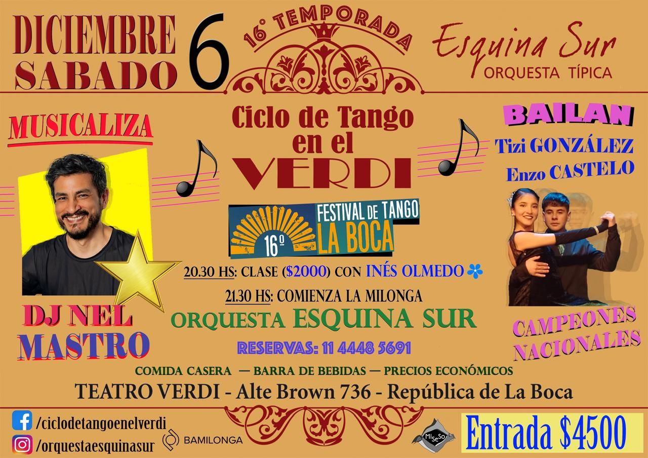 Ciclo de Tango en el Verdi