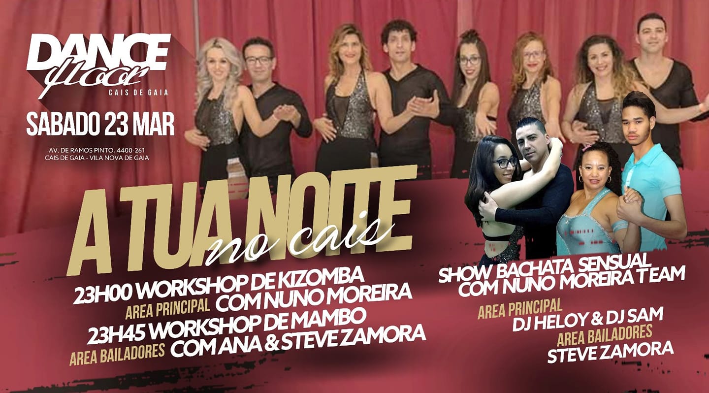 A tua noite no cais com Nuno Moreira, Ana & Steve Zamora