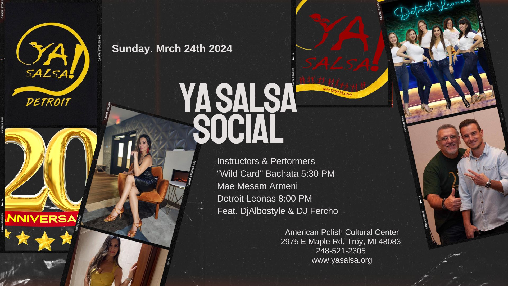 YA Salsa Social Feat. Mae & Detroit Leonas!