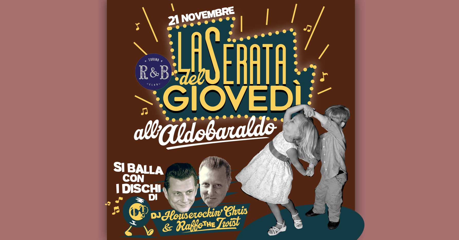 La Serata del Giovedì... all'Aldobaraldo ✧ Giovedì 21 Novembre!