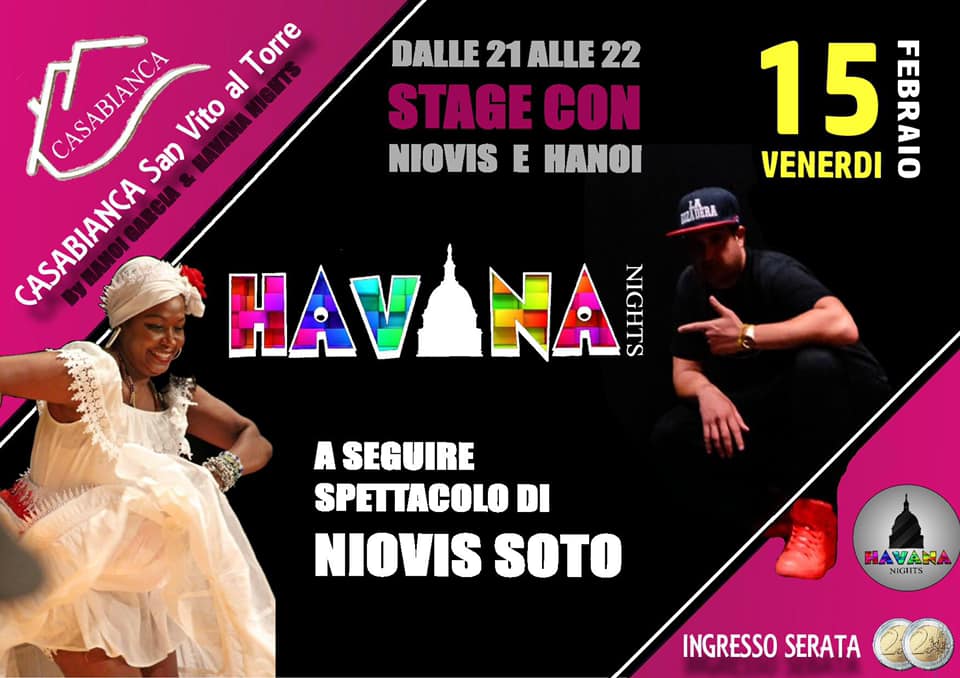 NIOVIS SOTO a CasaBianca 15.02 con HAVANA NIGHTS