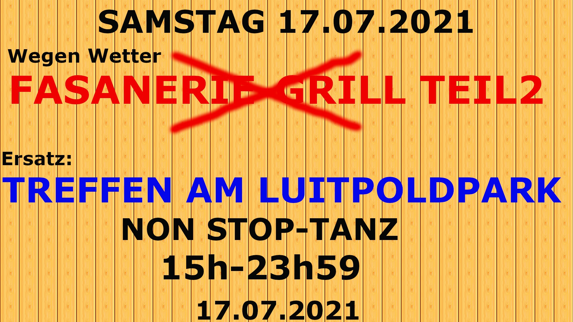 Kein Grill-Teil2 = Tanzen LuitpoldP