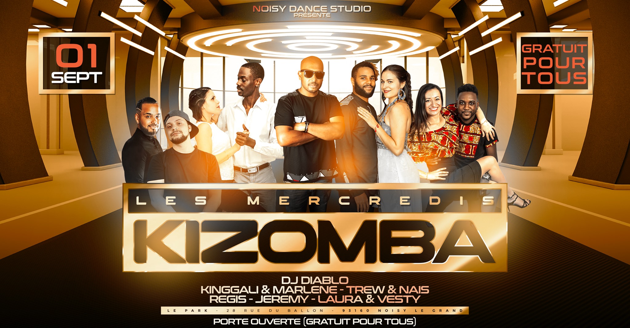 Les Mercredis Kizomba au Park - DJ LIL G & DJ KHALL - 25 août