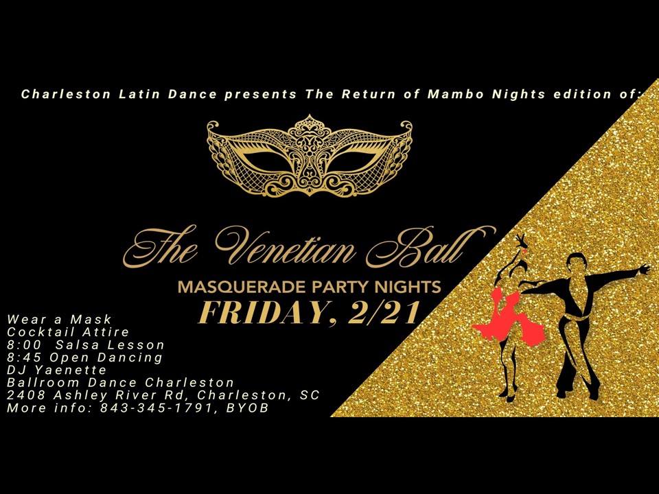 Return of Mambo Nights Mardi Gras Masquerade Salsa Social, 2 21
