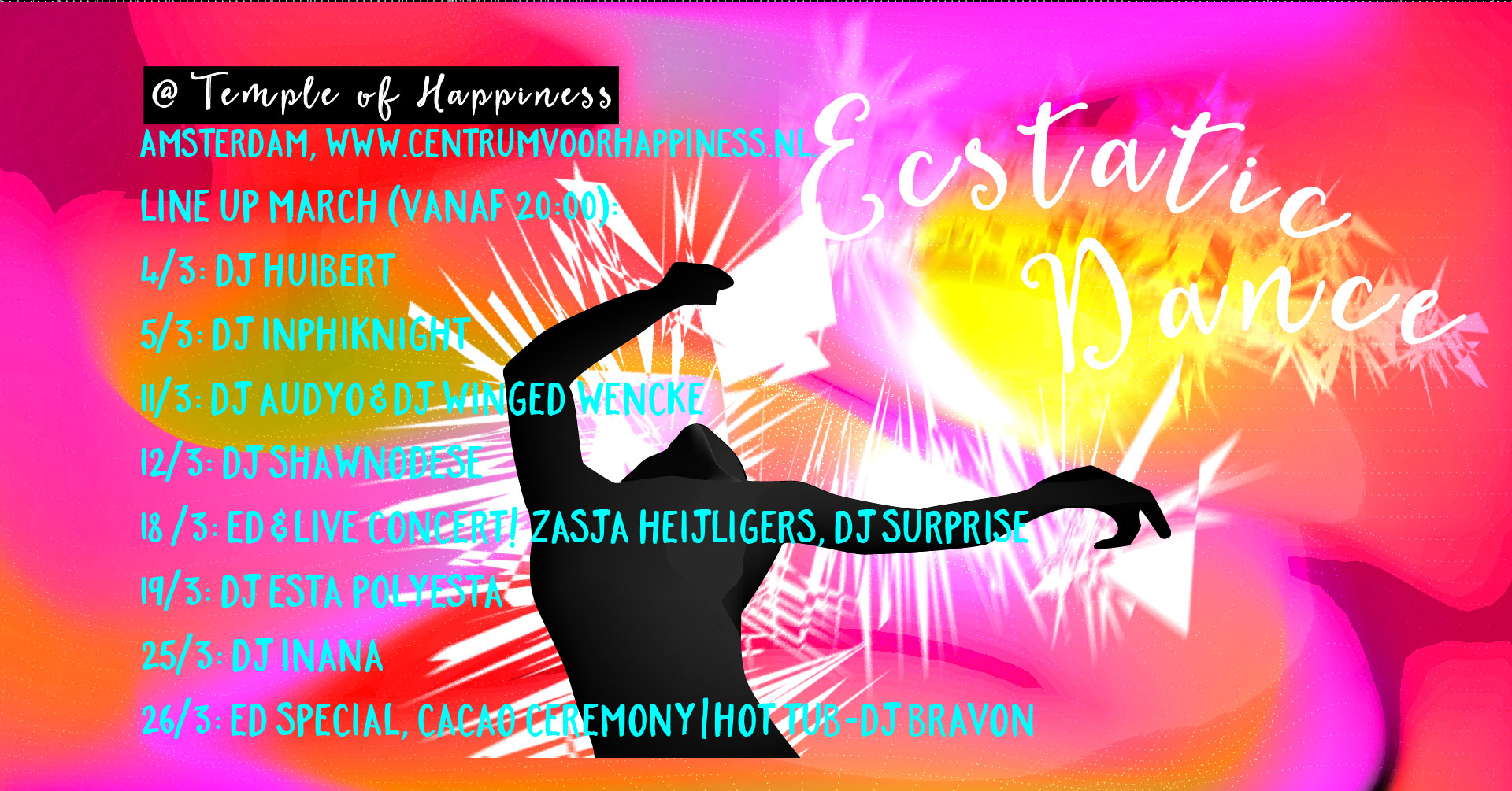 Ecstatic Dance @ Temple of Happiness DJ Shawnodese