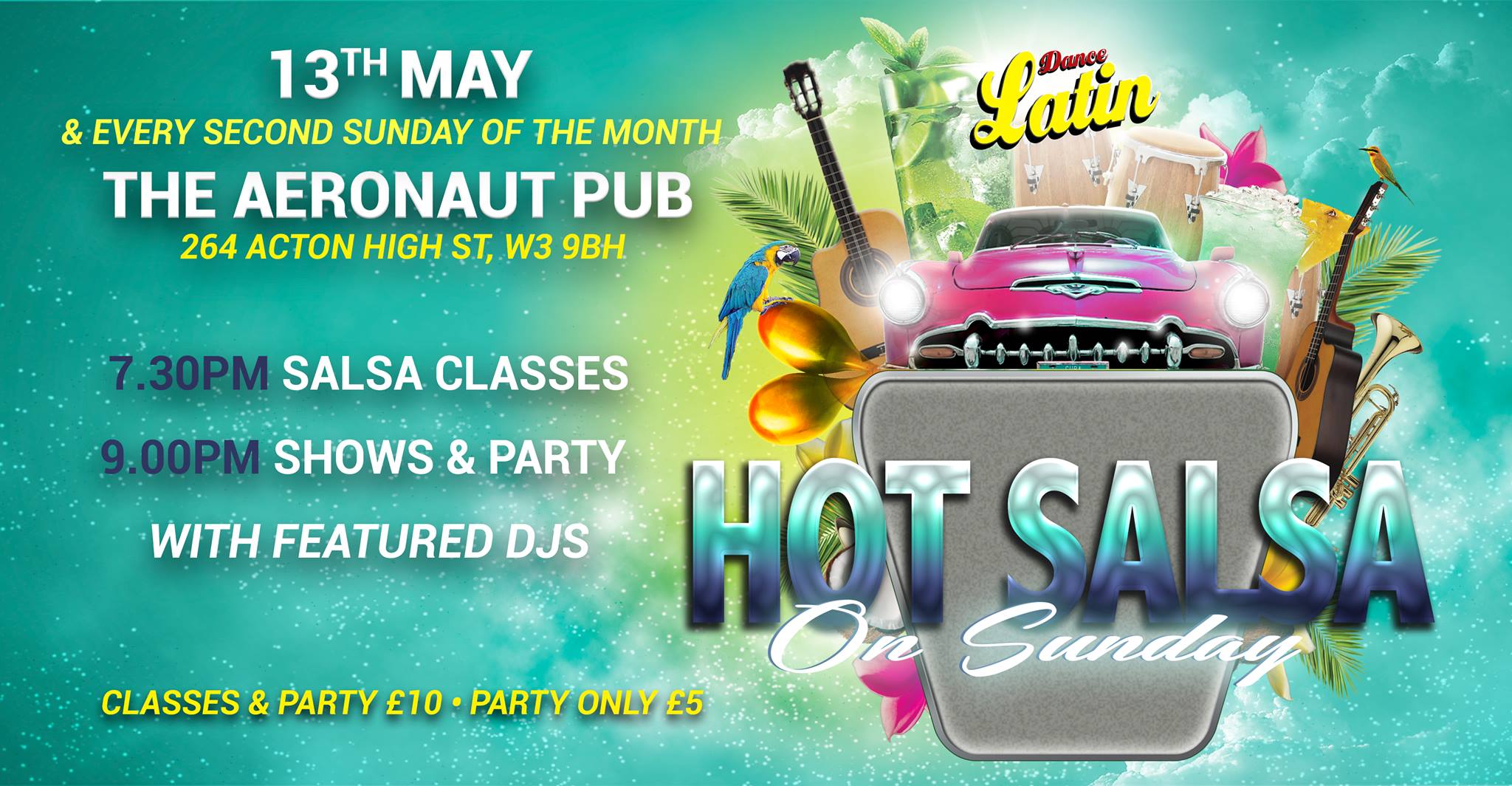 HOT SALSA on Sunday *May Edition*