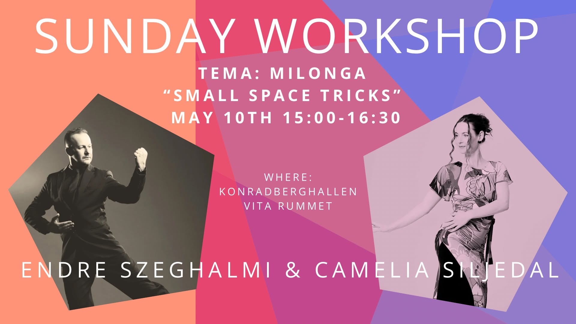 Sunday Workshop - Endre Szeghalmi & Camelia Siljedal