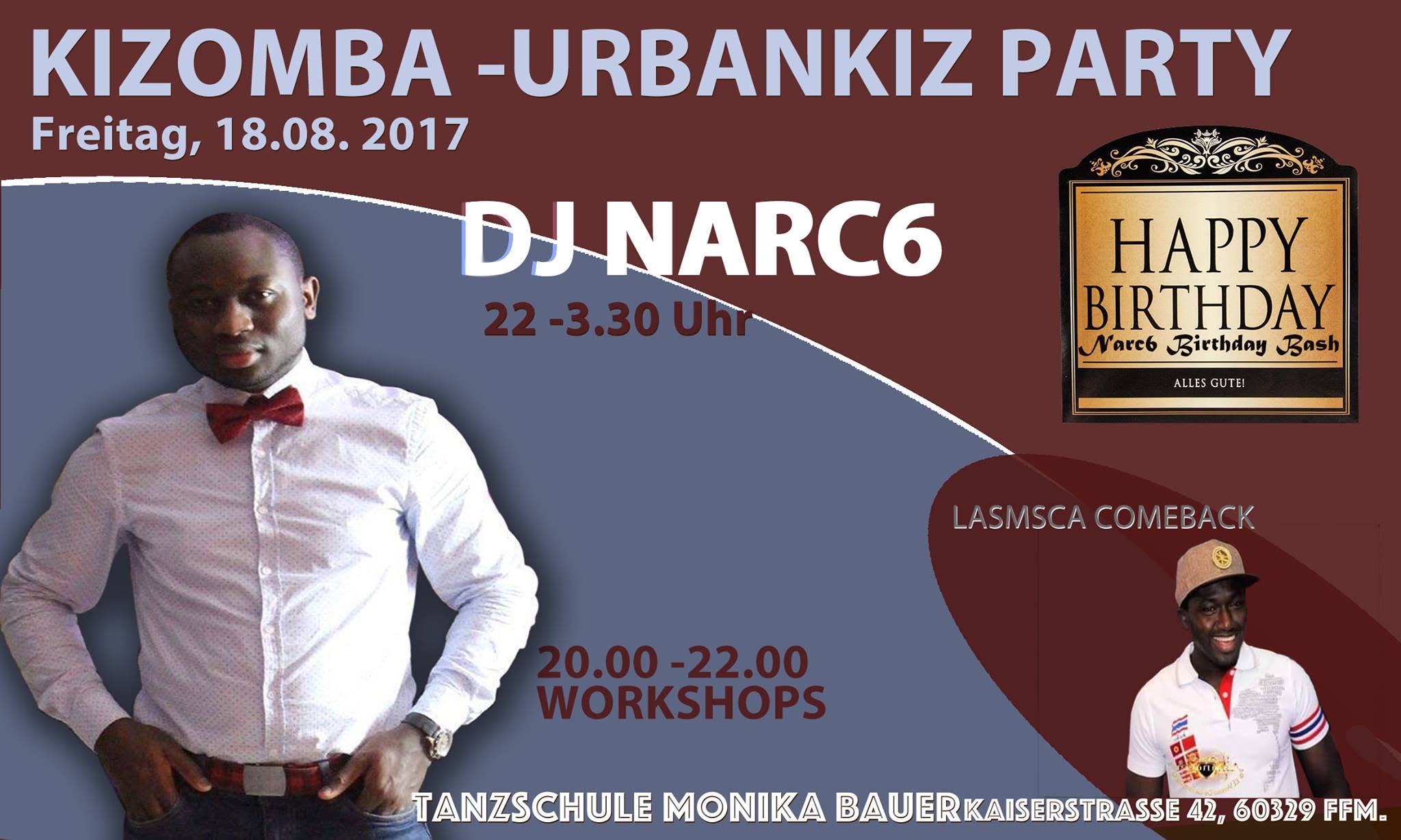 Kizomba- UrbanKiz mit DJ Narc6